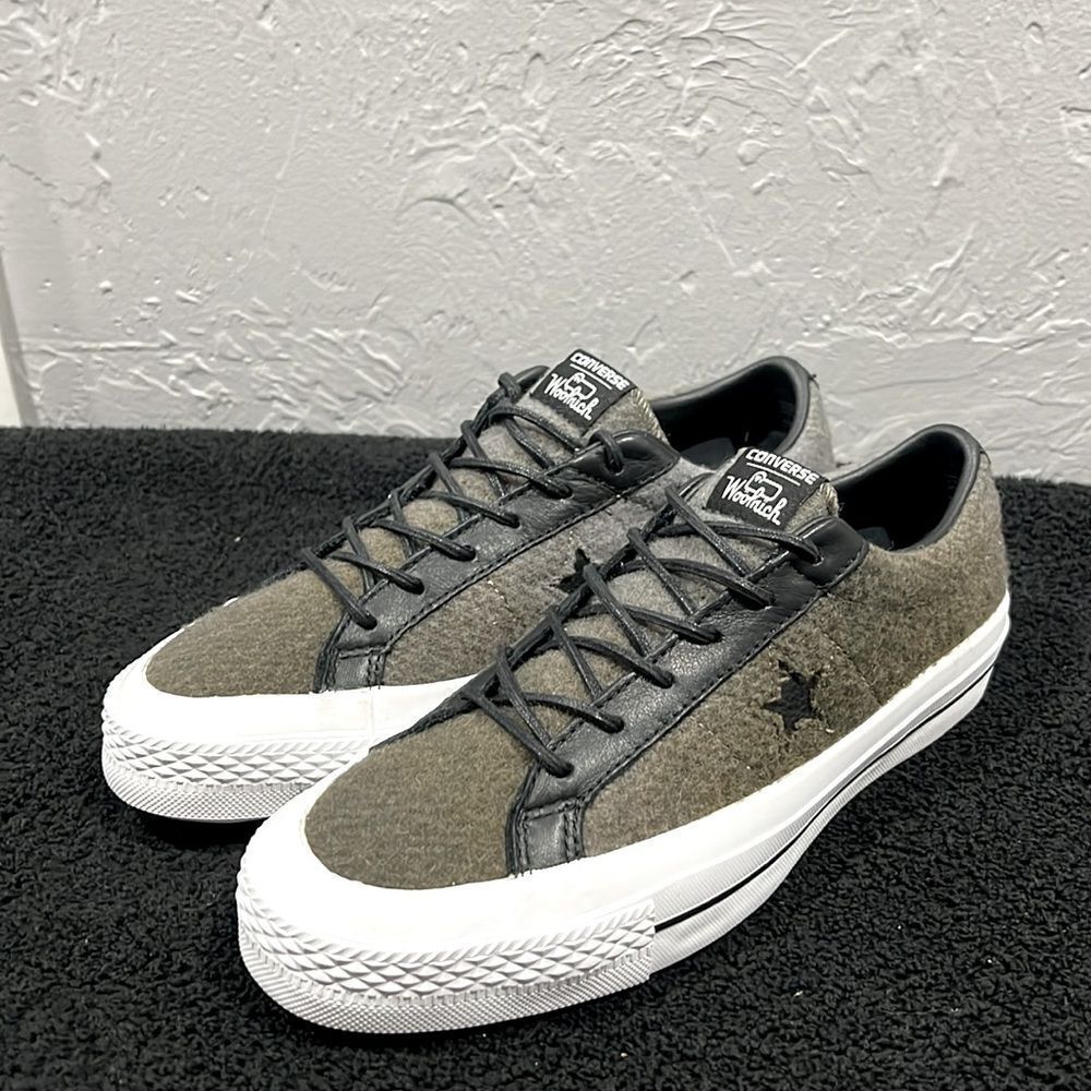🔥🔥 CONVERSE One Star Woolrich Ox Wool Colab Sneakers Men 6.5 / Women 8.5 - NEW - Picture 3 of 14